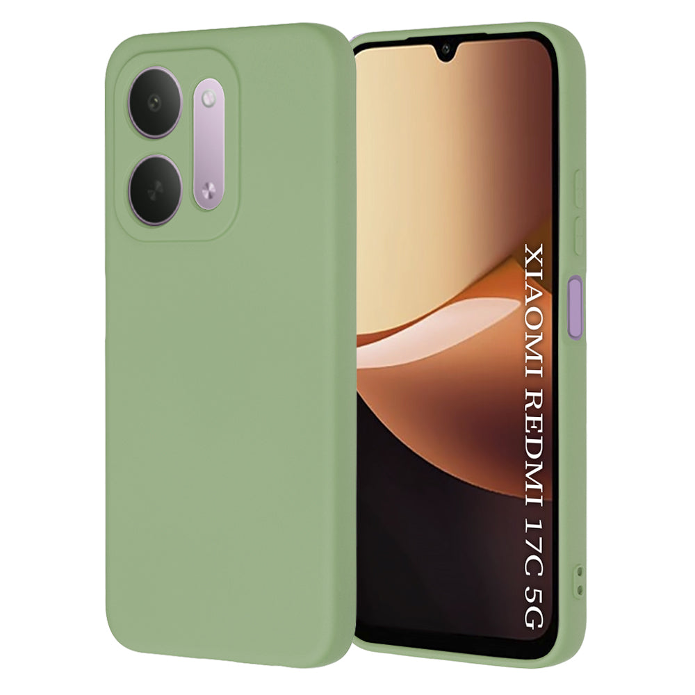 Husa pentru Xiaomi Redmi 17C 5G, Techsuit, SoftFlex, Verde Deschis