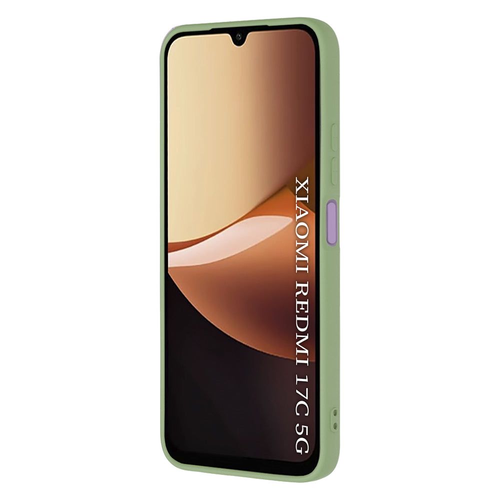 Husa pentru Xiaomi Redmi 17C 5G, Techsuit, SoftFlex, Verde Deschis