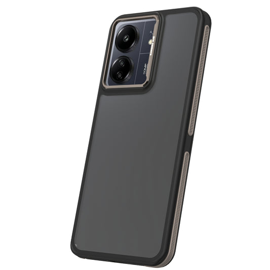 Husa pentru Xiaomi Poco M6 / Redmi 13C 5G, OEM, Crystal Black, Gri