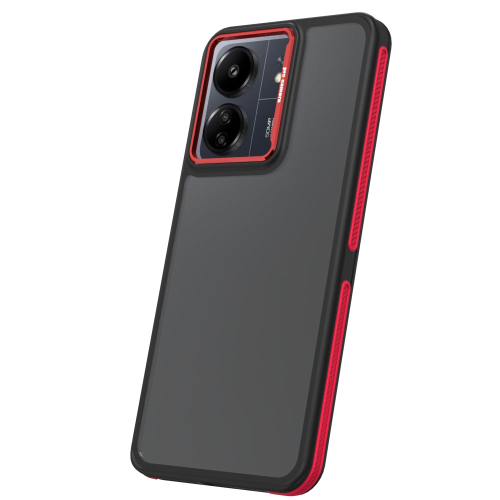 Husa pentru Xiaomi Poco M6 / Redmi 13C 5G, OEM, Crystal Black, Rosie