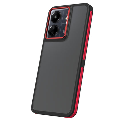 Husa pentru Xiaomi Poco M6 / Redmi 13C 5G, OEM, Crystal Black, Rosie