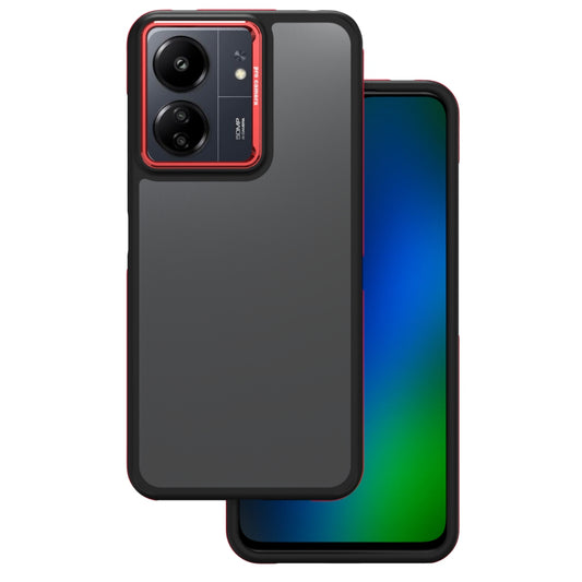 Husa pentru Xiaomi Poco M6 / Redmi 13C 5G, OEM, Crystal Black, Rosie
