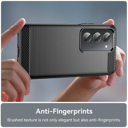 Husa pentru Xiaomi Redmi 15 5G / 15 4G, Techsuit, Carbon, Neagra