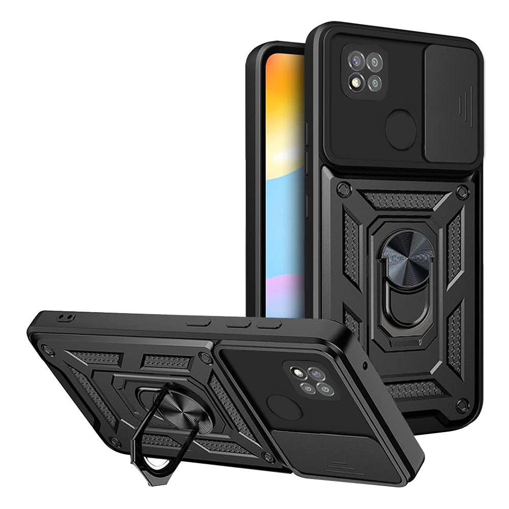 Husa pentru Xiaomi Redmi 9C NFC / 9C, Techsuit, CamShield, Neagra