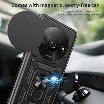 Husa pentru Xiaomi Redmi A3x / A3, Techsuit, CamShield, Neagra