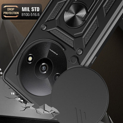 Husa pentru Xiaomi Redmi A3x / A3, Techsuit, CamShield, Neagra