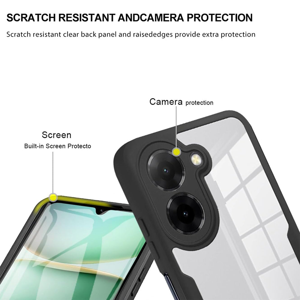 Husa pentru Xiaomi Redmi A5 4G (Regional), Techsuit, ColorVerse 360, Neagra