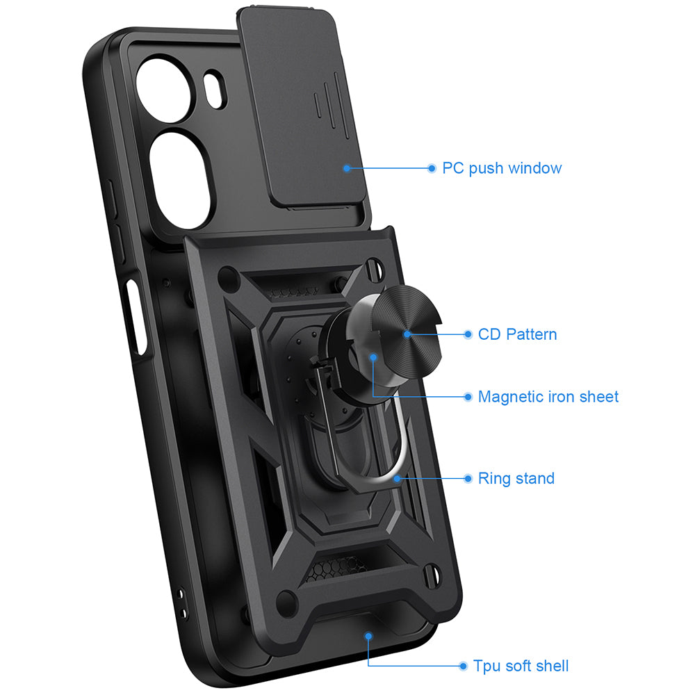 Husa pentru Xiaomi Redmi A7 Pro 4G, Techsuit, CamShield, Albastra