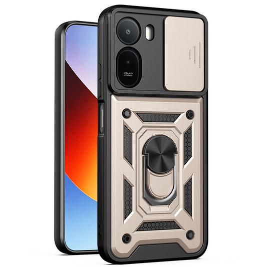 Husa pentru Xiaomi Redmi A7 Pro 4G, Techsuit, CamShield, Aurie