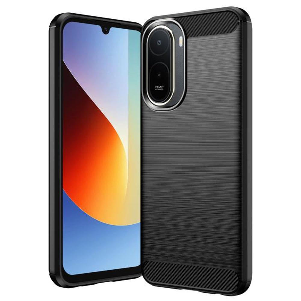 Husa pentru Xiaomi Redmi A7 Pro 4G, Techsuit, Carbon, Neagra