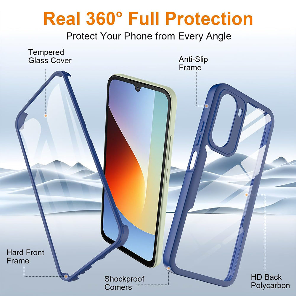 Husa pentru Xiaomi Redmi A7 Pro 4G, Techsuit, ColorVerse 360, Albastra