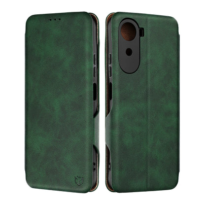Husa pentru Xiaomi Redmi A7 Pro 4G, Techsuit, Safe Wallet Plus, Verde