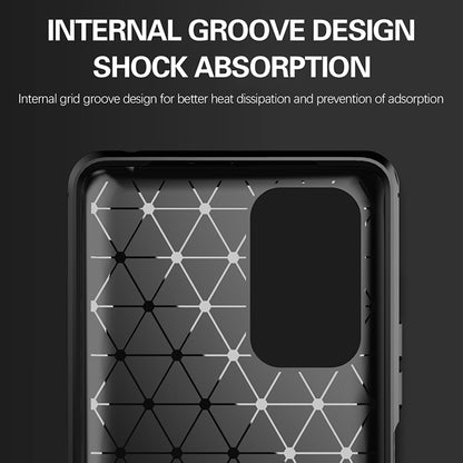 Husa pentru Xiaomi Redmi Note 10 Pro Max / Note 10 Pro, Techsuit, Carbon, Neagra