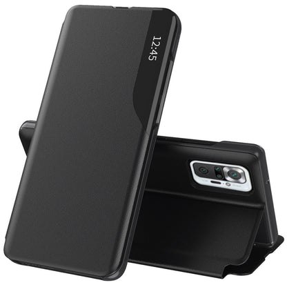 Husa pentru Xiaomi Redmi Note 10 Pro Max / Note 10 Pro, Techsuit, eFold, Neagra