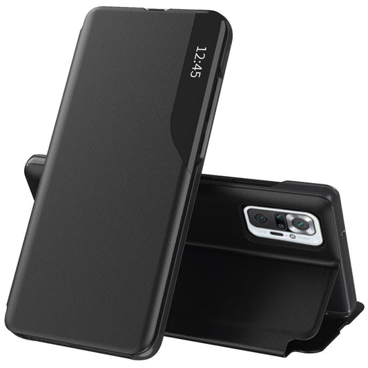 Husa pentru Xiaomi Redmi Note 10 Pro Max / Note 10 Pro, Techsuit, eFold, Neagra