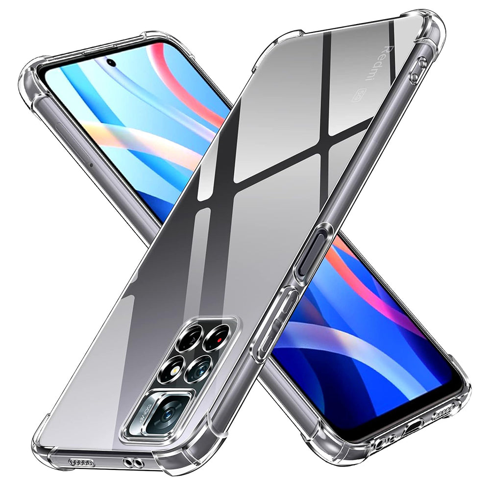 Husa pentru Xiaomi Redmi Note 11S / Note 11, Techsuit, Shockproof Clear, Transparenta