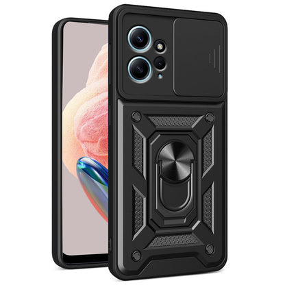 Husa pentru Xiaomi Redmi Note 12 4G, Techsuit, CamShield, Neagra