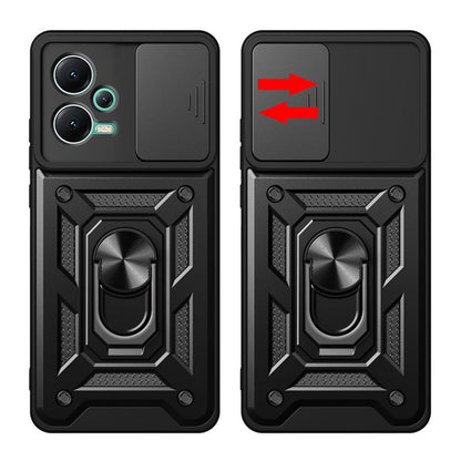 Husa pentru Xiaomi Redmi Note 12 Pro+, Techsuit, CamShield, Neagra