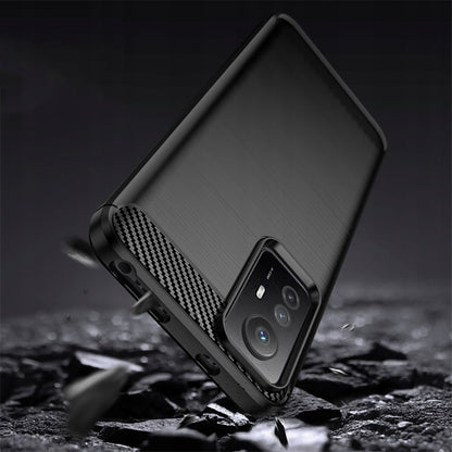 Husa pentru Xiaomi Redmi Note 12S, Techsuit, Carbon, Neagra