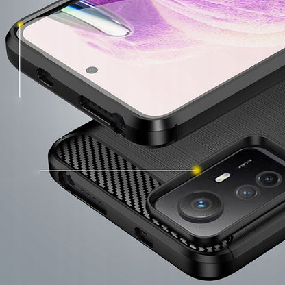 Husa pentru Xiaomi Redmi Note 12S, Techsuit, Carbon, Neagra