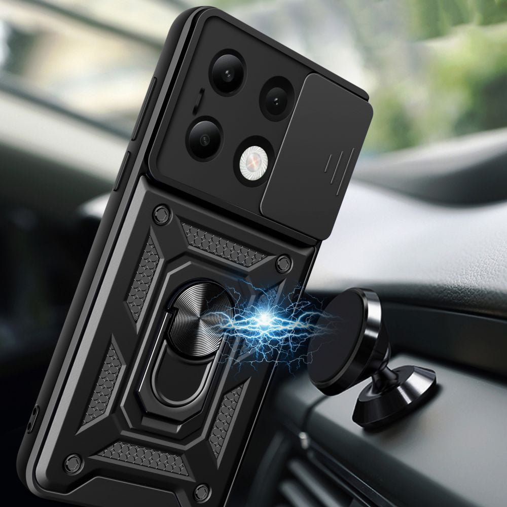 Husa pentru Xiaomi Redmi Note 13 4G, Techsuit, CamShield, Albastra