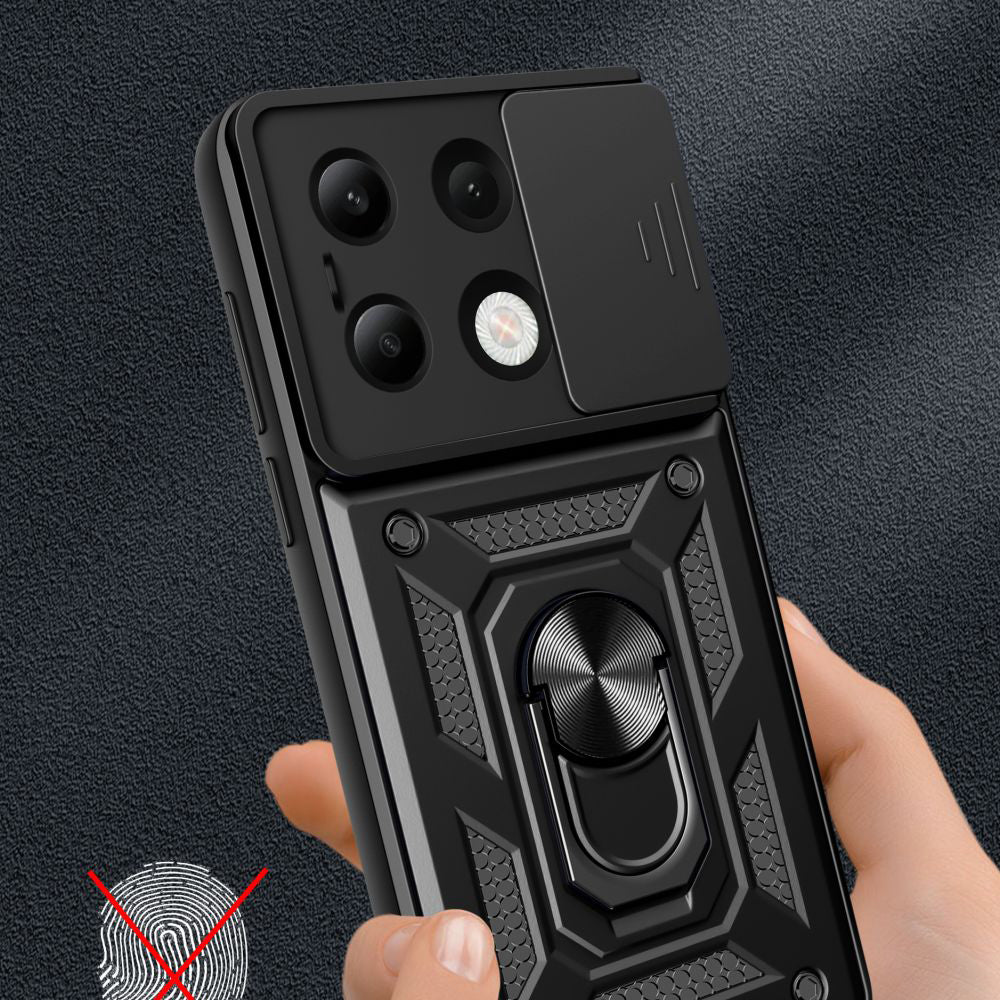 Husa pentru Xiaomi Redmi Note 13 4G, Techsuit, CamShield, Albastra