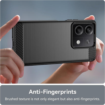 Husa pentru Xiaomi Redmi Note 13 4G, Techsuit, Carbon, Neagra
