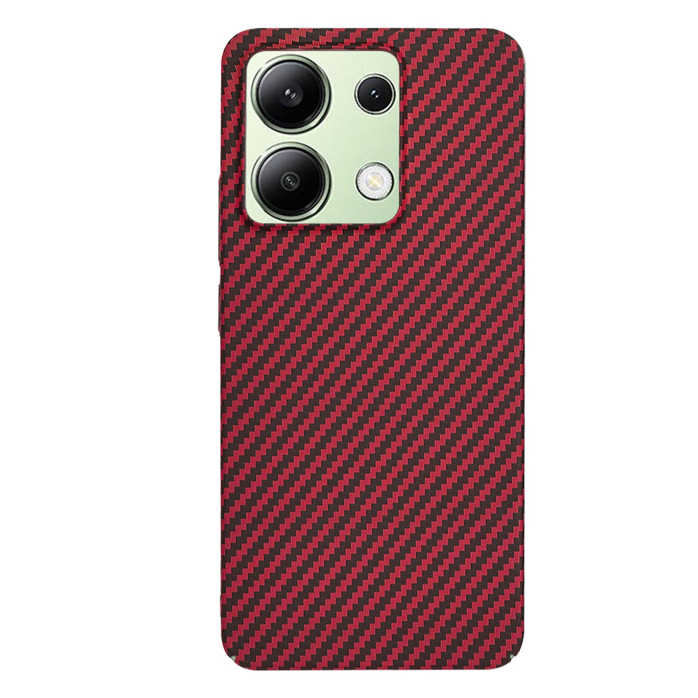 Husa pentru Xiaomi Redmi Note 13 4G, Techsuit, Carbonite FiberShell, Rosie