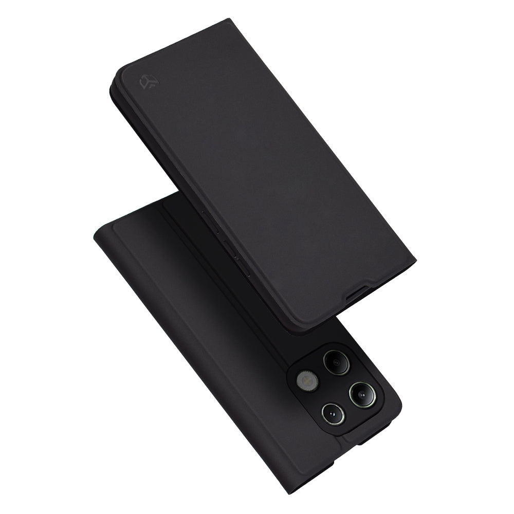 Husa pentru Xiaomi Redmi Note 13 4G, Techsuit, Magskin Book, Neagra