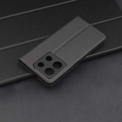 Husa pentru Xiaomi Redmi Note 13 5G, Techsuit, Magskin Book, Neagra