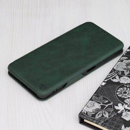 Husa pentru Xiaomi Redmi Note 13 5G, Techsuit, Safe Wallet Plus, Verde