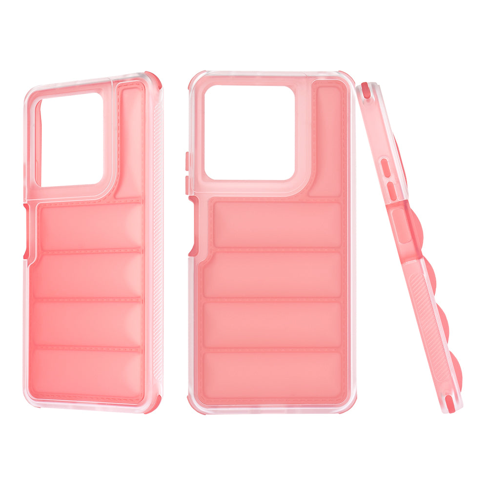 Husa pentru Xiaomi Redmi Note 13 5G, Techsuit, Wave Shield, Rosie