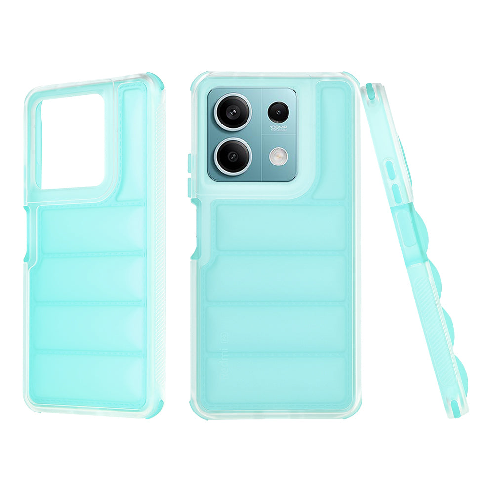 Husa pentru Xiaomi Redmi Note 13 5G, Techsuit, Wave Shield, Turcoaz