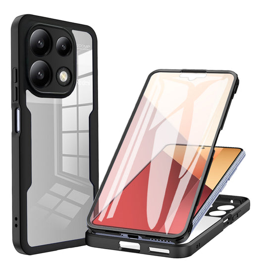 Husa pentru Xiaomi Redmi Note 13 Pro 4G / Poco M6 Pro 4G, Techsuit, ColorVerse 360, Neagra