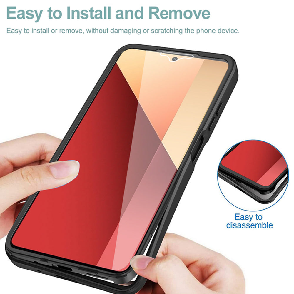 Husa pentru Xiaomi Redmi Note 13 Pro 4G / Poco M6 Pro 4G, Techsuit, ColorVerse 360, Roz
