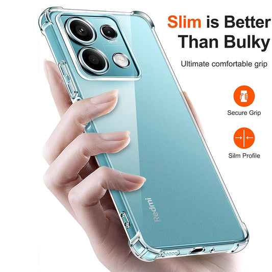 Husa pentru Xiaomi Redmi Note 13 Pro 4G / Poco M6 Pro 4G, Techsuit, Shockproof Clear, Transparenta