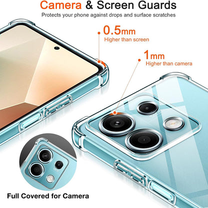 Husa pentru Xiaomi Redmi Note 13 Pro 4G / Poco M6 Pro 4G, Techsuit, Shockproof Clear, Transparenta