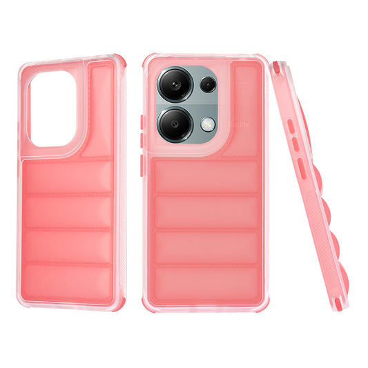 Husa pentru Xiaomi Redmi Note 13 Pro 4G / Poco M6 Pro 4G, Techsuit, Wave Shield, Rosie