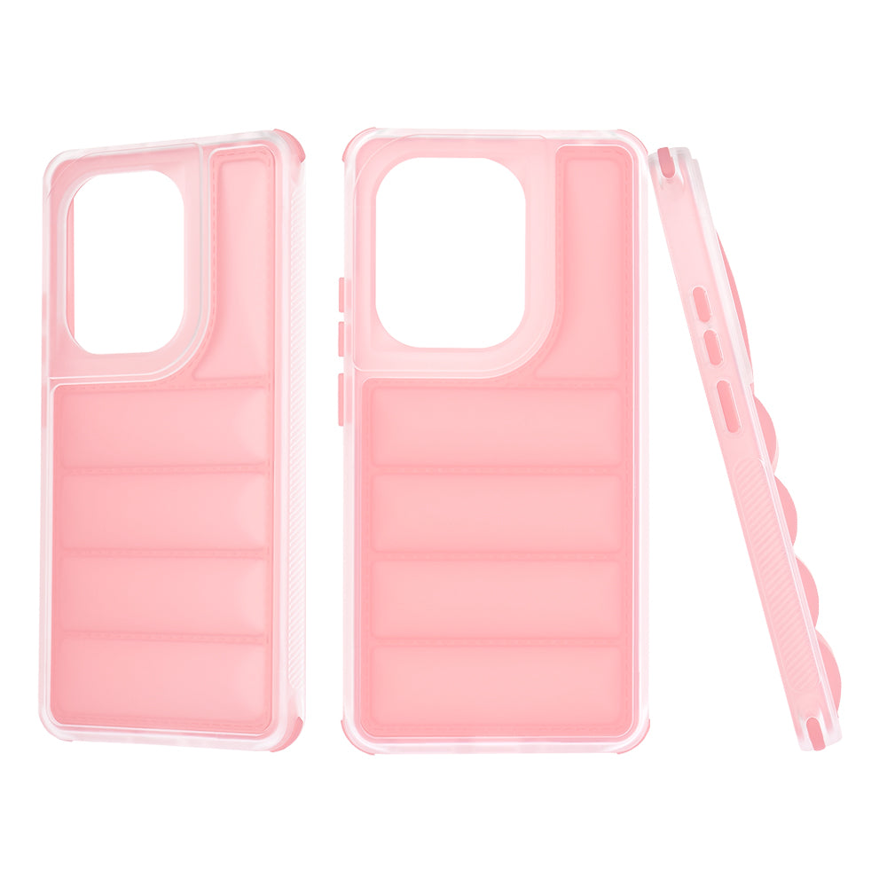 Husa pentru Xiaomi Redmi Note 13 Pro 4G / Poco M6 Pro 4G, Techsuit, Wave Shield, Roz