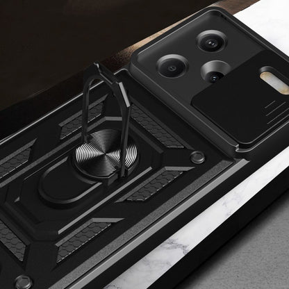 Husa pentru Xiaomi Redmi Note 13 Pro+, Techsuit, CamShield, Neagra