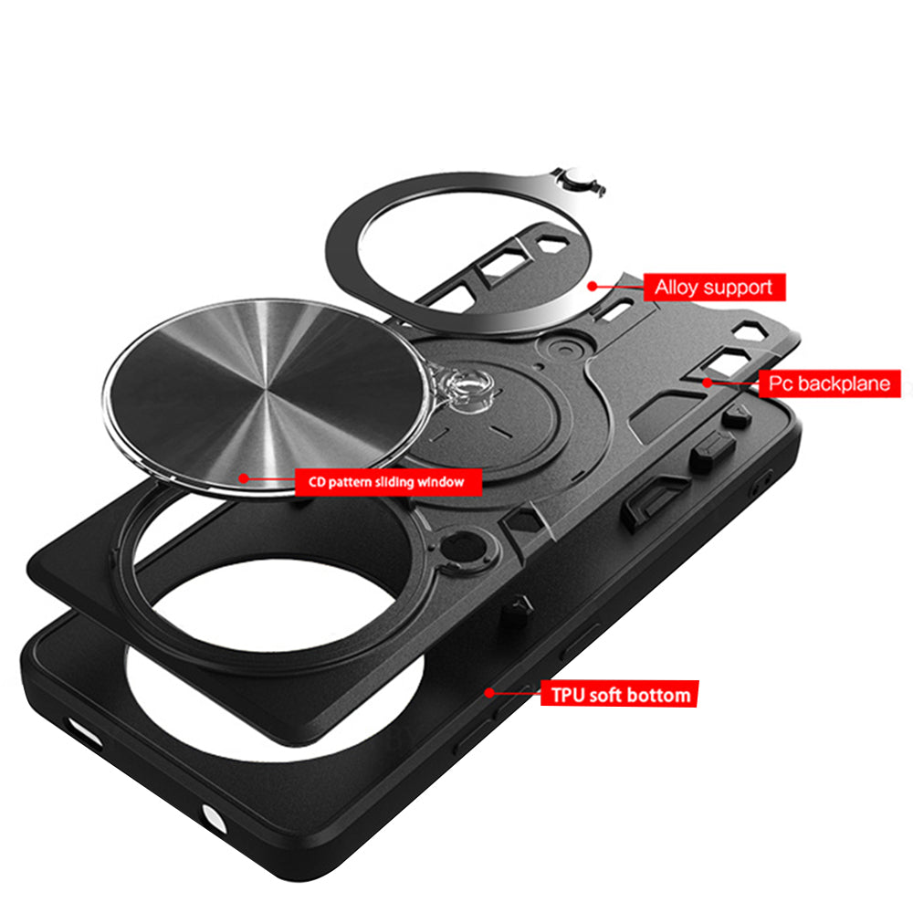 Husa pentru Xiaomi Redmi Note 14 4G (Regional), Techsuit, CamGuard Pro, Neagra