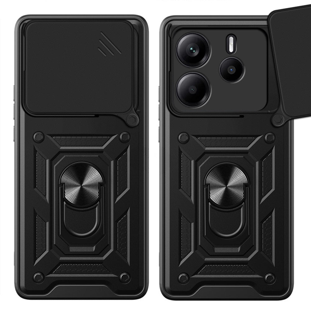 Husa pentru Xiaomi Redmi Note 14 4G (Regional), Techsuit, CamShield, Roz