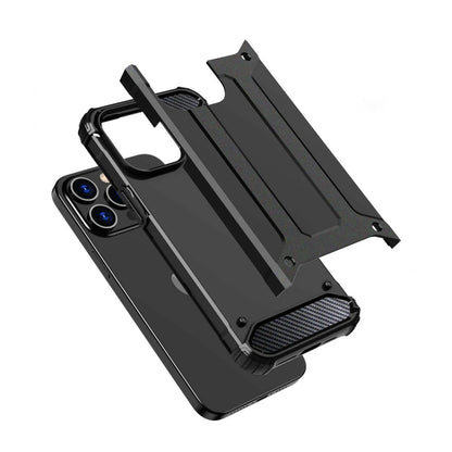Husa pentru Xiaomi Redmi Note 14 4G (Regional), Techsuit, Hybrid Armor, Neagra
