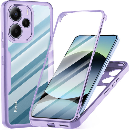 Husa pentru Xiaomi Redmi Note 14 4G (Standard), Techsuit, ColorVerse 360, Mov