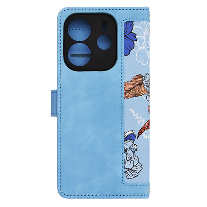 Husa pentru Xiaomi Redmi Note 14 4G (Standard), Techsuit, FlipCraft, Bleu