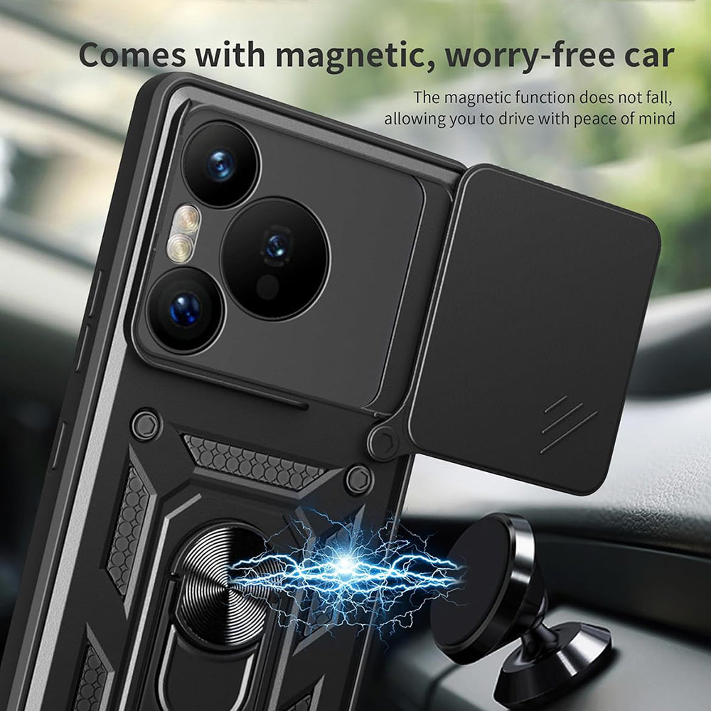 Husa pentru Xiaomi Redmi Note 14 5G, Techsuit, CamShield, Neagra