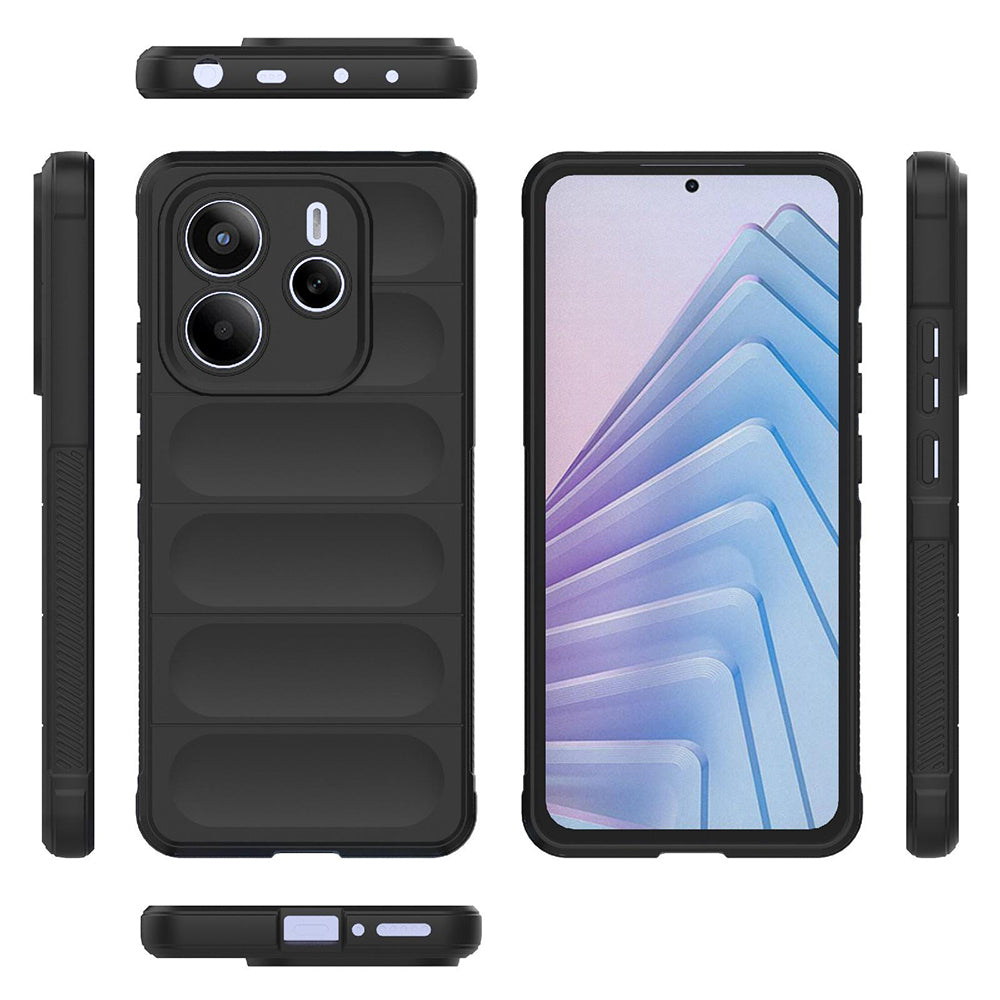 Husa pentru Xiaomi Redmi Note 14 5G, Techsuit, Magic Shield, Neagra