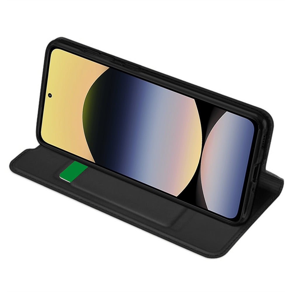 Husa pentru Xiaomi Redmi Note 14 5G, Techsuit, Magskin Book, Neagra