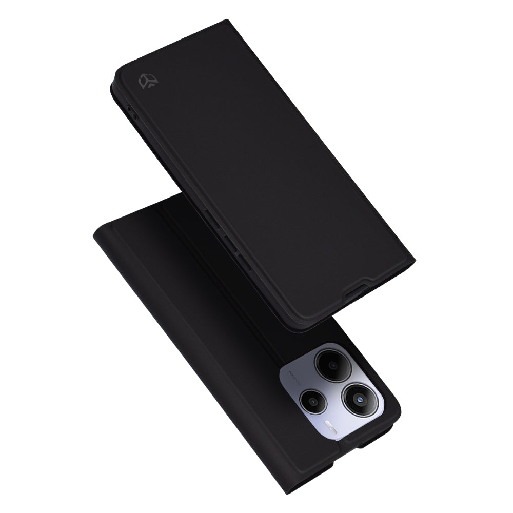 Husa pentru Xiaomi Redmi Note 14 5G, Techsuit, Magskin Book, Neagra