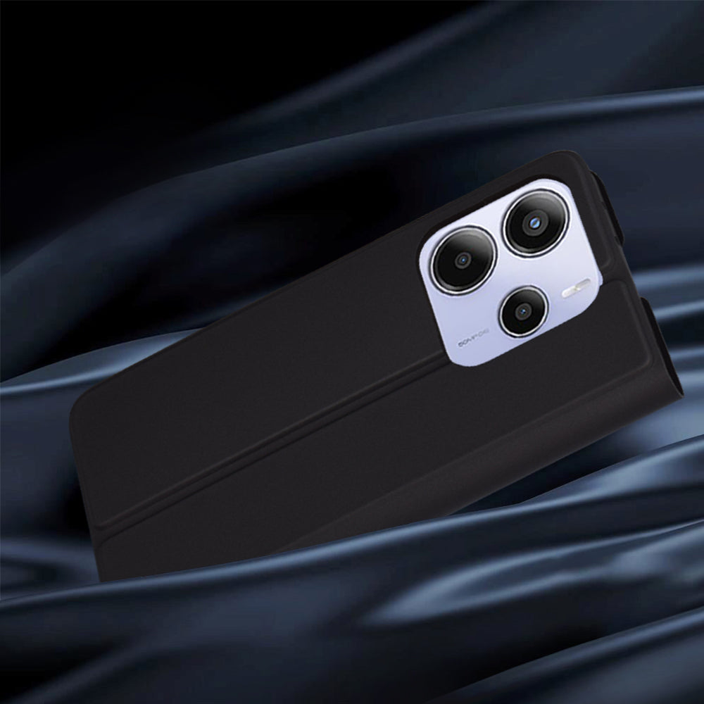 Husa pentru Xiaomi Redmi Note 14 5G, Techsuit, Magskin Book, Neagra
